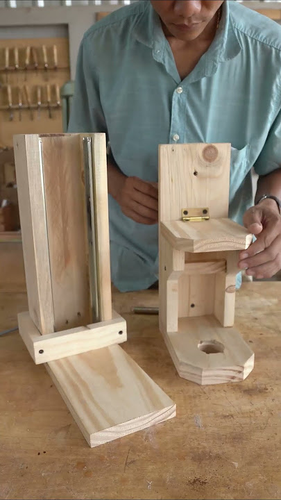 Awesome make a drill press #woodworking #diy #tools #amazing