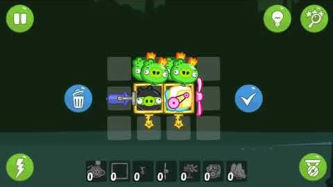 Bad piggies hidden loot crates Marble crate 3 stars Golden Wheel