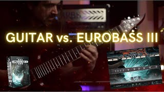 What happens if I play a guitar riff with the new Eurobass III?