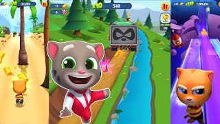 Champion Tom & Valkyrie Angela's Epic Races & Fight for Gold - Talking Tom Gold Run 🌟 screenshot 3