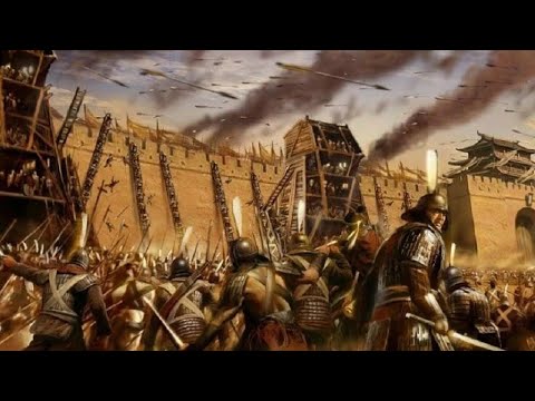 История штурма и разграбления монголами Пекина и Багдада  в 13 веке .