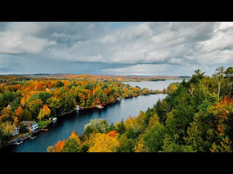 Lions Lookout - Huntsville Must See Fall Color Destination! Ontario Canada -  Travel Vlog #3