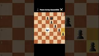 Pawn Army Vs Rook ♟️ | #chess #chessmemes #funnychess