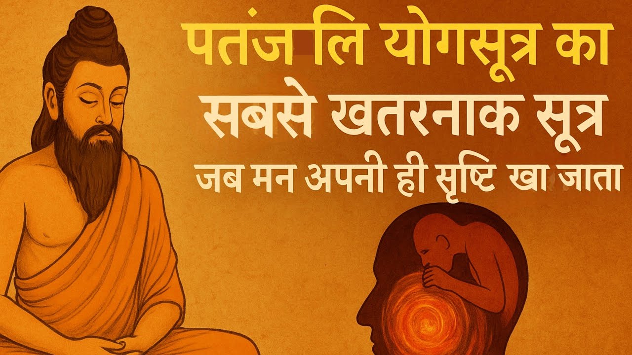 पतंजलि का सबसे खतरनाक सूत्र – जब मन अपनी ही सृष्टि को निगल जाता है