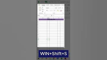 📸 How to Take Screenshot in Excel Using Win + Shift + S | Excel by Arif  #excel #exceltips