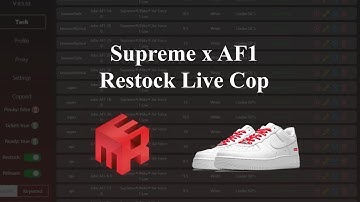 Supreme x Air Force 1 Restock Live Cop(30+ PAIRS)