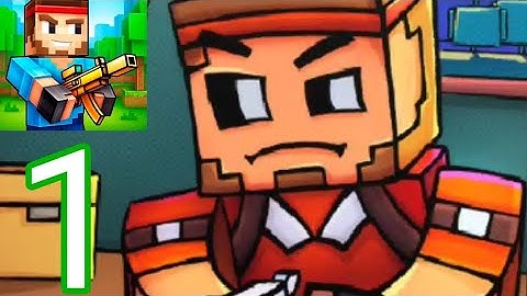 Pixel Gun 3D: campaign Shooter - Gameplay Walkthrough part 1 - Assault Machine Gun (Android, IOS)