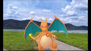 Charizard walking at Cave Run in Mt Sterling