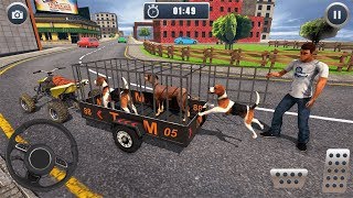 ATV Bike Dog Transporter Cart Driving: Dog Games | Android Gameplay screenshot 2
