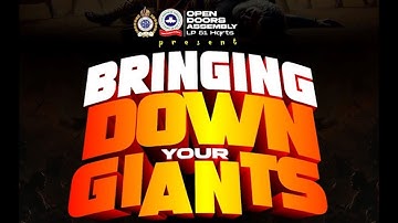 BRINGING DOWN YOUR GIANTS | YAYA SUNDAY SERVICE |  19TH OCT 2025