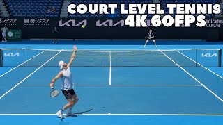 Grigor Dimitrov & Emil Ruusuvuori Points Practice | Court Level 2024 (4K 60FPS)