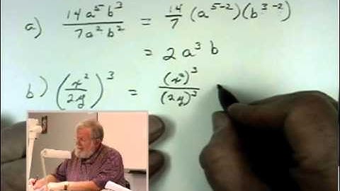 5.1.2 Integer Exponents - Rules of Exponents