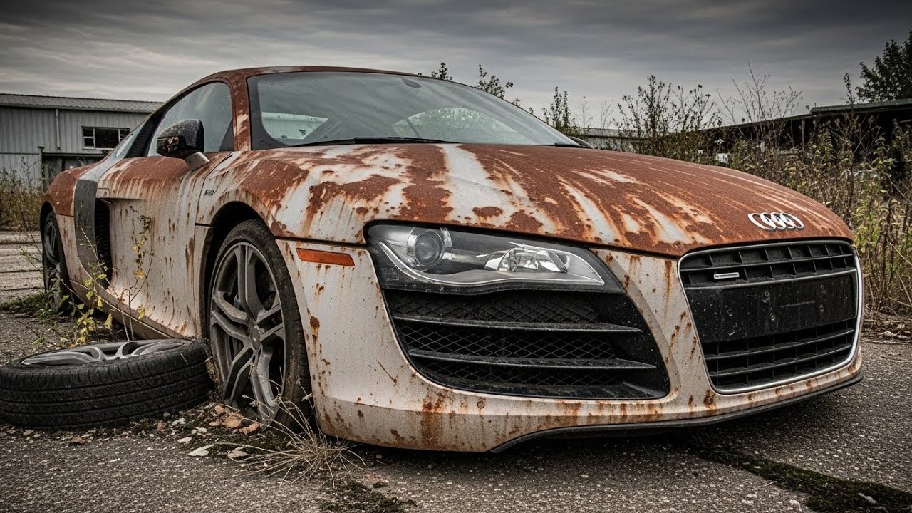 ASMR Car Restoration! Full Restoration 2008 Audi R8 Abandoned → Looking New