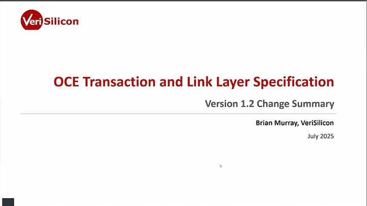 OCP Server - Open Chiplet Economy Workstream call (Jul 25, 2025)