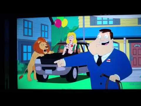 American Dad Stan Smith Lion and SUV 