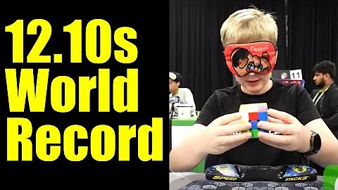 Closing in on Flawless--Charlie Eggins 12.10s Blindfolded WR