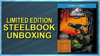 Jurassic World: 5-Movie Collection Limited Edition Blu-ray SteelBook Unboxing