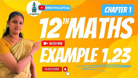 Class 12 Maths Chapter 1 Example 1.23 Matrix Inversion Method Concept of Exercise1.3 Ex1.3