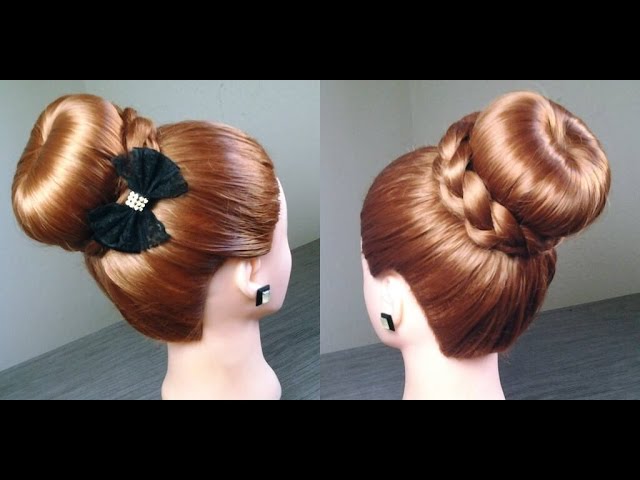 Coque rosquinha com trança e meia - Donut bun with braid and a half -  thptnganamst.edu.vn