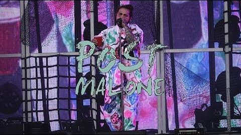Post Malone LIVE Lollapalooza 2018 - White Iverson