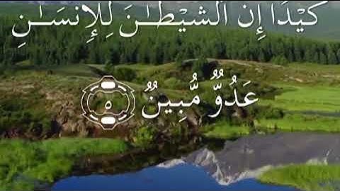 سورة يوسف صفحة ٢٣٦ مكتوبة مكررة بصوت عذب لسعد الغامدي