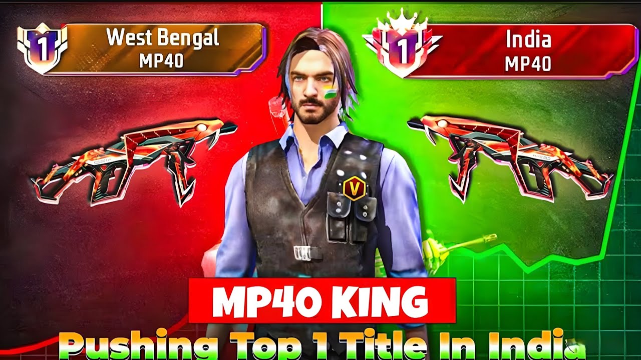 MP40 India Region Title Unlocked ✅ Solo Weapons Glory Pushing | Season 49 