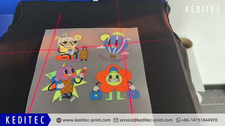 #KEDITEC 42DTF bring fluorescent designs to life