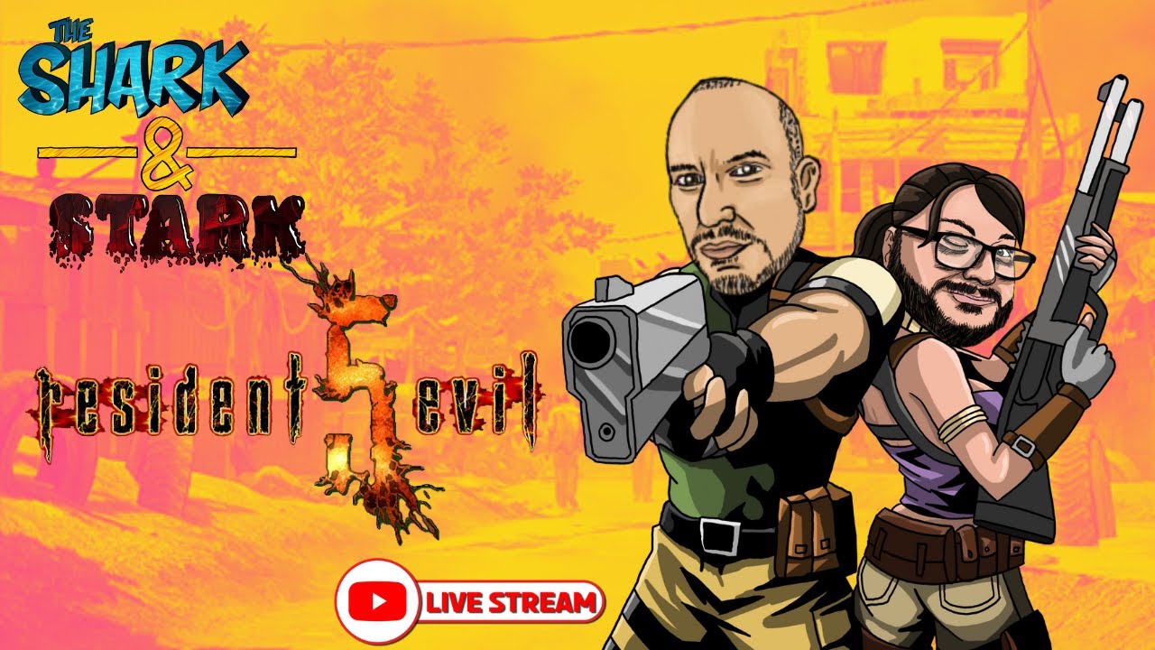 🎮 The Shark and Stark: Resident Evil 5 Co-Op Chaos! 🧟‍♂️