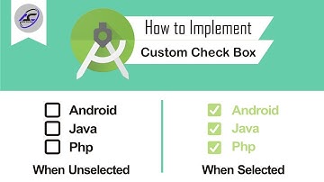 How to Implement Custom CheckBox in Android Studio | CheckBox | Android Coding