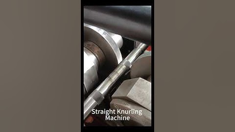 Straight Knurling Machine