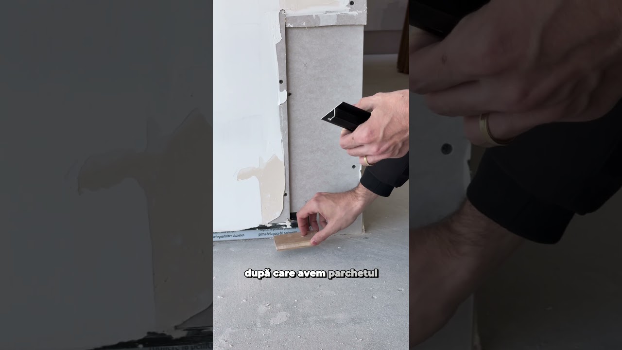 INSTALARE PROFIL ASCUNS SHADOW GAP