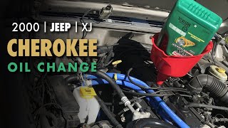 Jeep Cherokee XJ Oil Change | 4.0L | Bosch Distance Plus Oil Filter Jeep Cherokee XJ Oil Change | 4.0L | Bosch Distance Plus Oil Filter