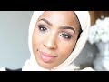 Soft glam makeup tutorial  pink  gold makeup for eid  cici moya