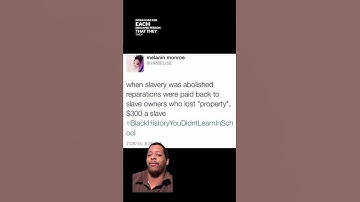 That Time the US Paid Reparations... To Slaveowners | Like and Sub!