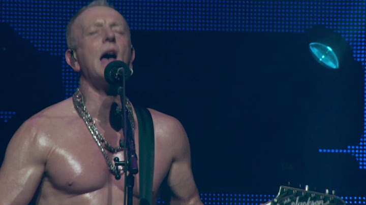 Pour Some Sugar on Me Live version - Live performance video thumbnail