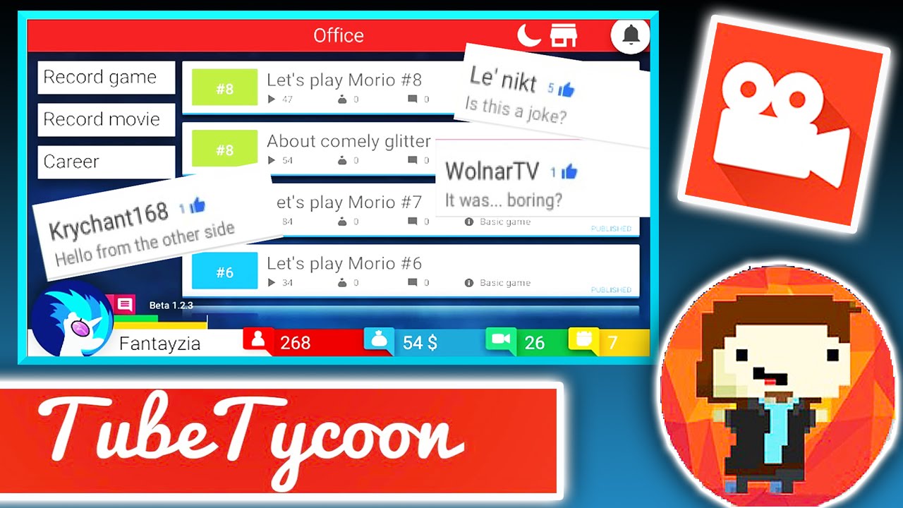 BECOME A FAMOUS YOUTUBER! | VIEWS, SUBSCRIBERS, MONEY!? | Tube Tycoon