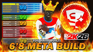 *NEW* BEST 2-WAY 6’8 DEMIGOD BUILD IN NBA2K26! ALL AROUND BUILD IN NBA2K26!