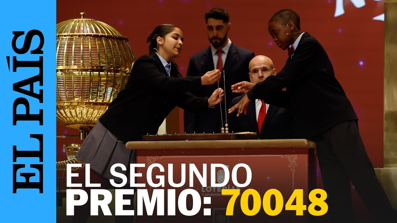 LOTERÍA DE NAVIDAD | 70048 es el SEGUNDO PREMIO de la Lotería de Navidad 2025 | EL PAÍS