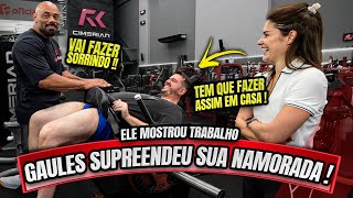 GAULES IMPRESSIONOU A SUA NOVA NAMORADA - NA SARRADA ELE É UM PERIGO !
