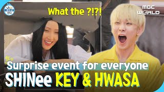 [C.C.] KEY screaming because of HWASA's ghost makeup #SHINEE #KEY #MAMAMOO #HWASA