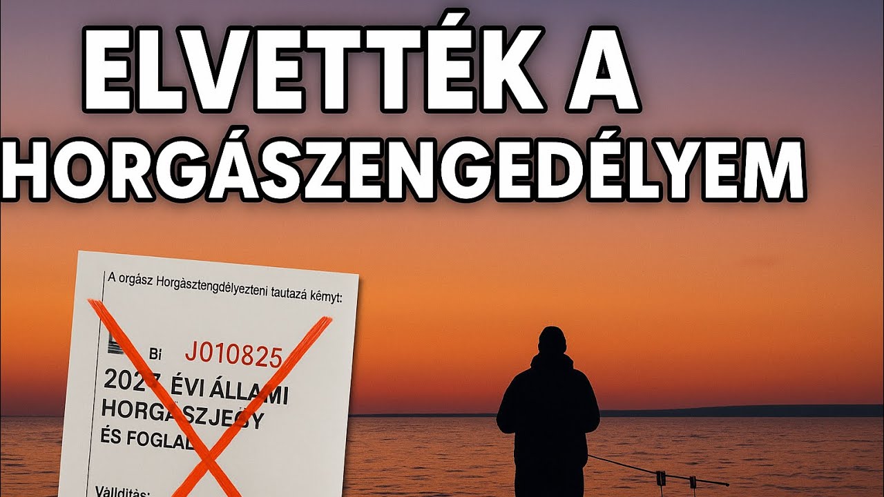 Ezért nem horgászhatok 3 hónapig.💔🐟