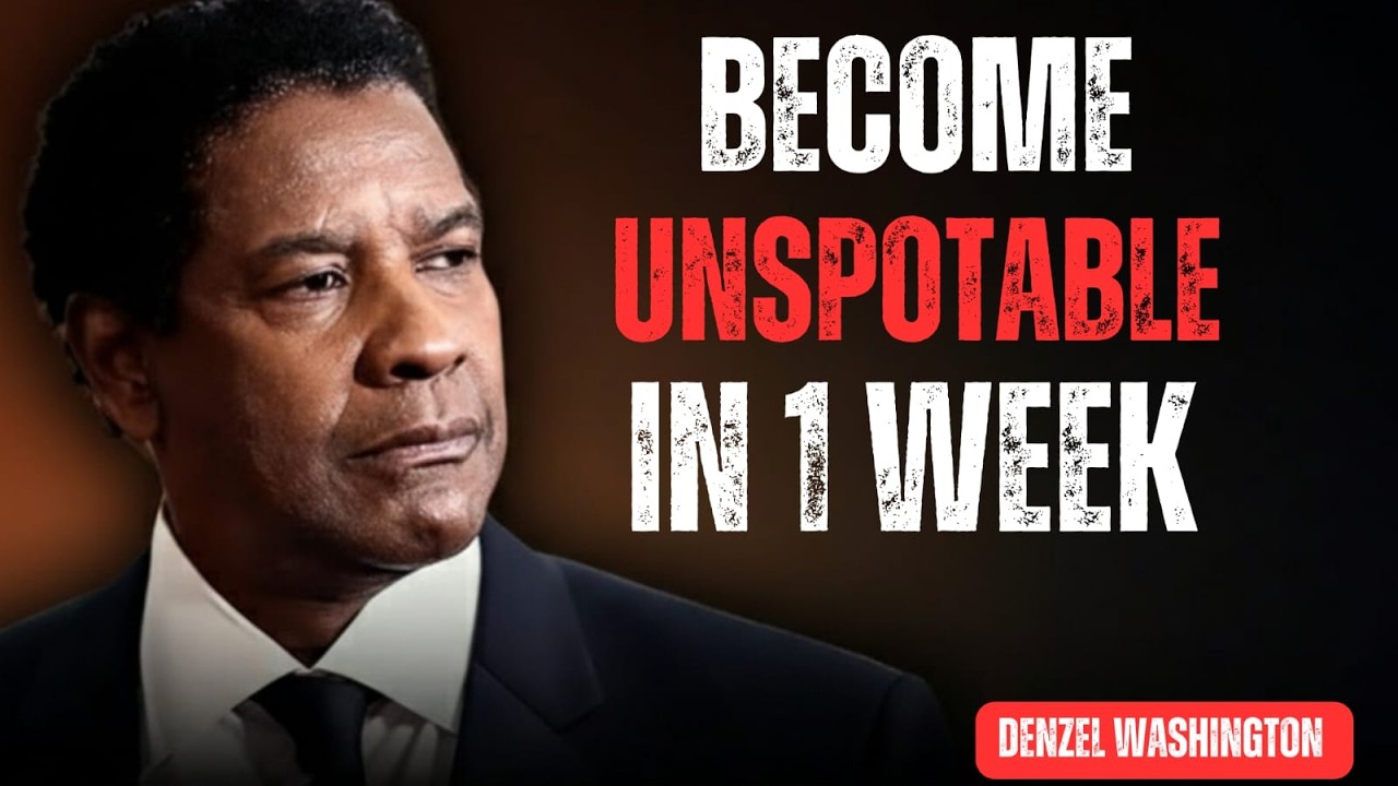 How To Become Unrecognizable In 7 Days | Denzel Washington Motivation