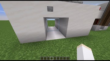 Minecraft Create 0.3.1 - Using vanilla redstone and Create for a sliding door