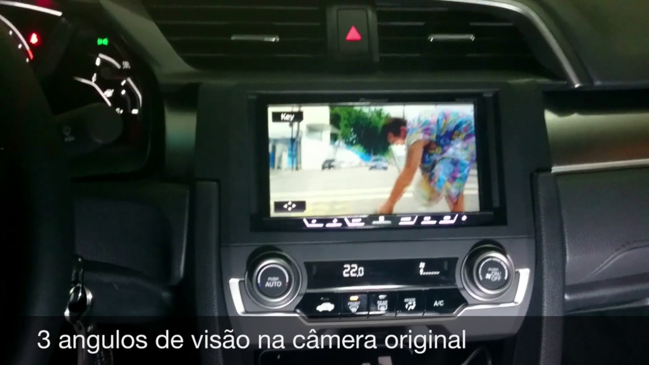 Honda Civic G10 versão EX - Central Multimídia Pioneer AHV 5880TV - ARTSOM AUTO