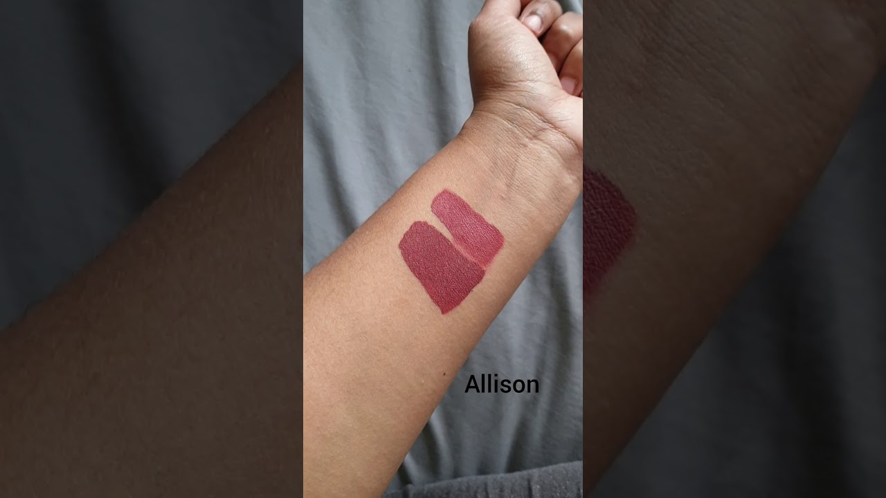 Best Lipstick for Brown Skin Tone//ABH lipstick swatches (Dazed,Kathryn,Allison and Ashton)
