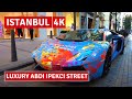 Istanbul Abdi İpekçi |Walking Tour On A Luxury Street |18August 2021|4k UHD 60fps