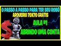PASSO A PASSO PARA TER UM EXCELENTE ROBÔ GRATUITO OPERANDO OURO - ARQUEIRO 70X70 - AULA #01