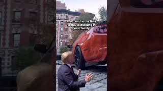 The chosen one🙋🏽‍♂️ #mustang #ford #wrapping #carwrap #trump #memes #meme #funny #viarlshort #viral