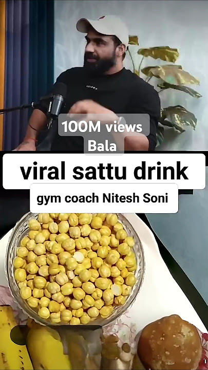 Viral protein drink, sattu shake by 
