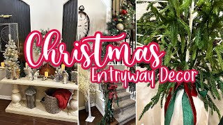 NEW CLEAN AND DECORATE WITH ME FOR CHRISTMAS 2023 / ENTRYWAY CHRISTMAS DECORATING IDEAS 2023